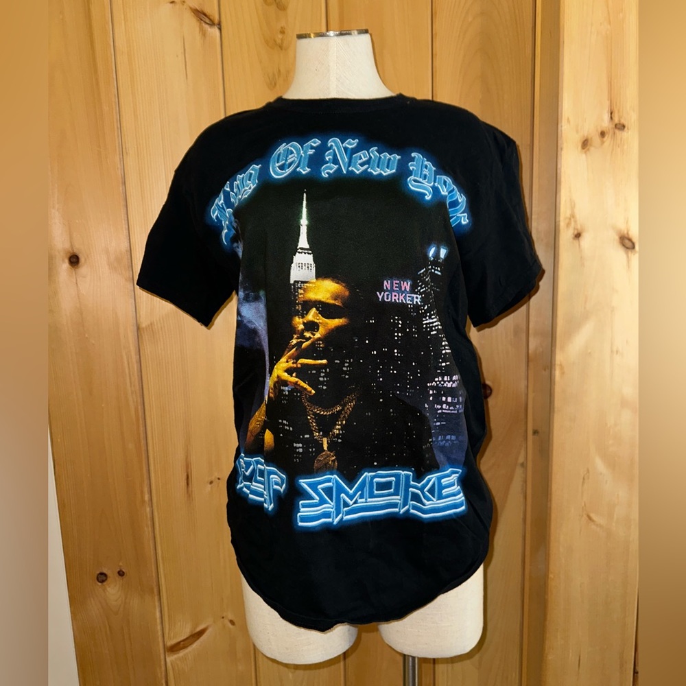 Pop Smoke Official Merch Meet the Woo 2 Tour💙🖤